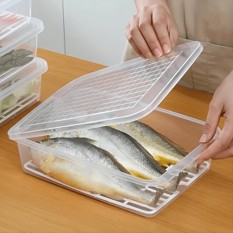Durable Food Storage Box for Refrigerator - Keep Food Fresh