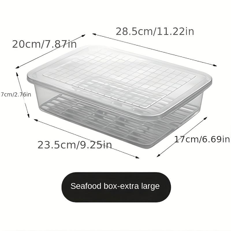 Durable Food Storage Box for Refrigerator - Keep Food Fresh