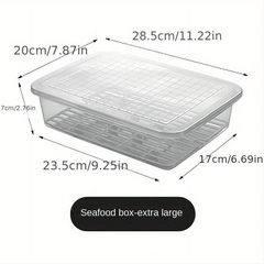 Durable Food Storage Box for Refrigerator - Keep Food Fresh