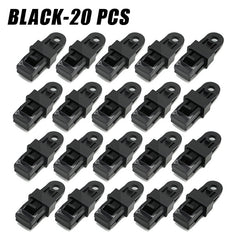20pcs Tent Clips Windproof Tarp Fixing Outdoor Camping Gear
