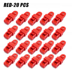 20pcs Tent Clips Windproof Tarp Fixing Outdoor Camping Gear