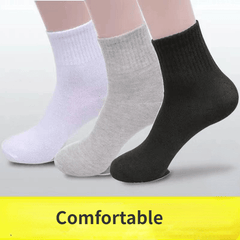 5 Pairs Men's Summer Ankle Socks Gray Low Cut Breathable Solid Socks
