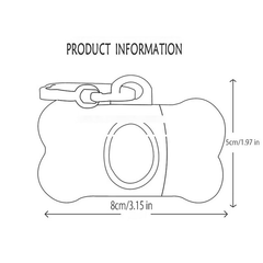 Convenient Portable Dog Poop Bag Holder Dispenser
