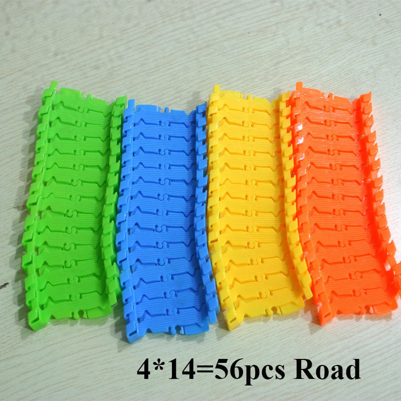 DIY Racing Track Puzzle Toy for Kids