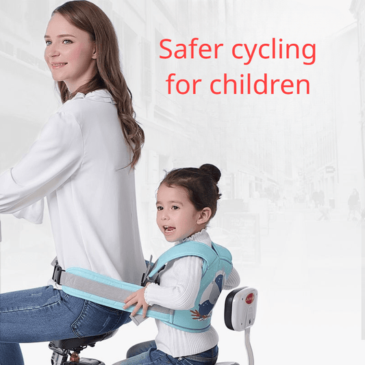 Reflective Motorcycle & Bicycle Harness for Kids 9M-12Y