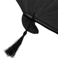 Cat Pattern Folding Fan Portable Handheld Cartoon Retro Bamboo Fan