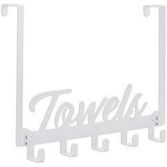 Over The Door Hooks Towel Rack For Bathroom Towel Holder