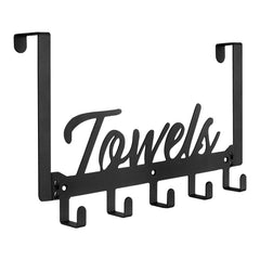 Over The Door Hooks Towel Rack For Bathroom Towel Holder