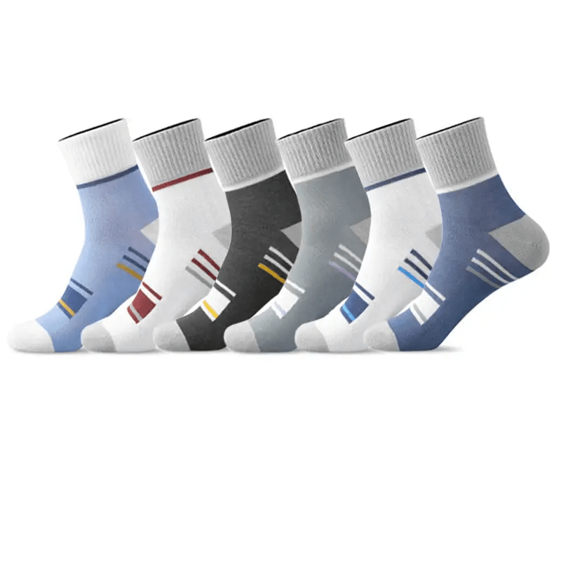 6 pairs Men's Deodorant Antibacterial Socks