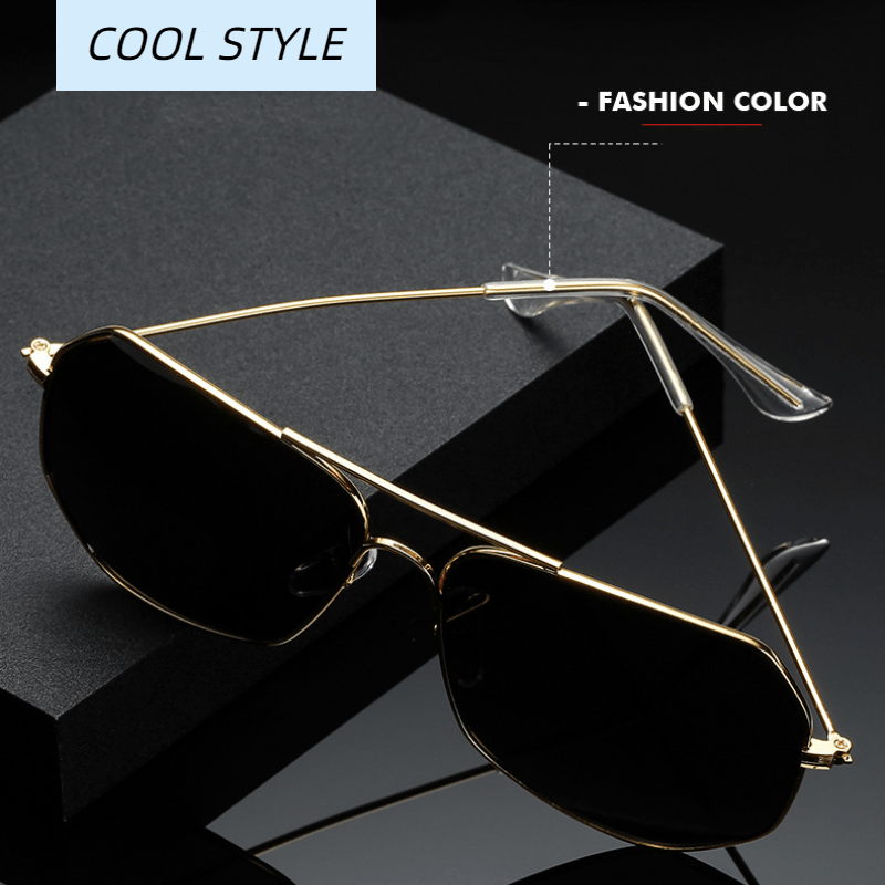 Men's Round Face Polarized UV Resistant Sunglasses
