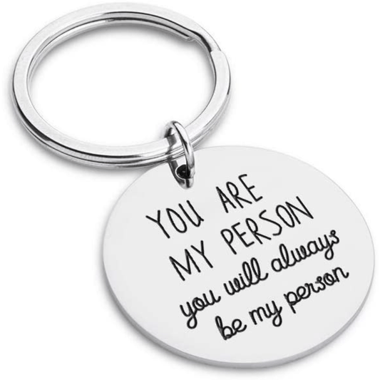 You Are My Person Couples Keychain Gift For Girlfriend Boyfriend