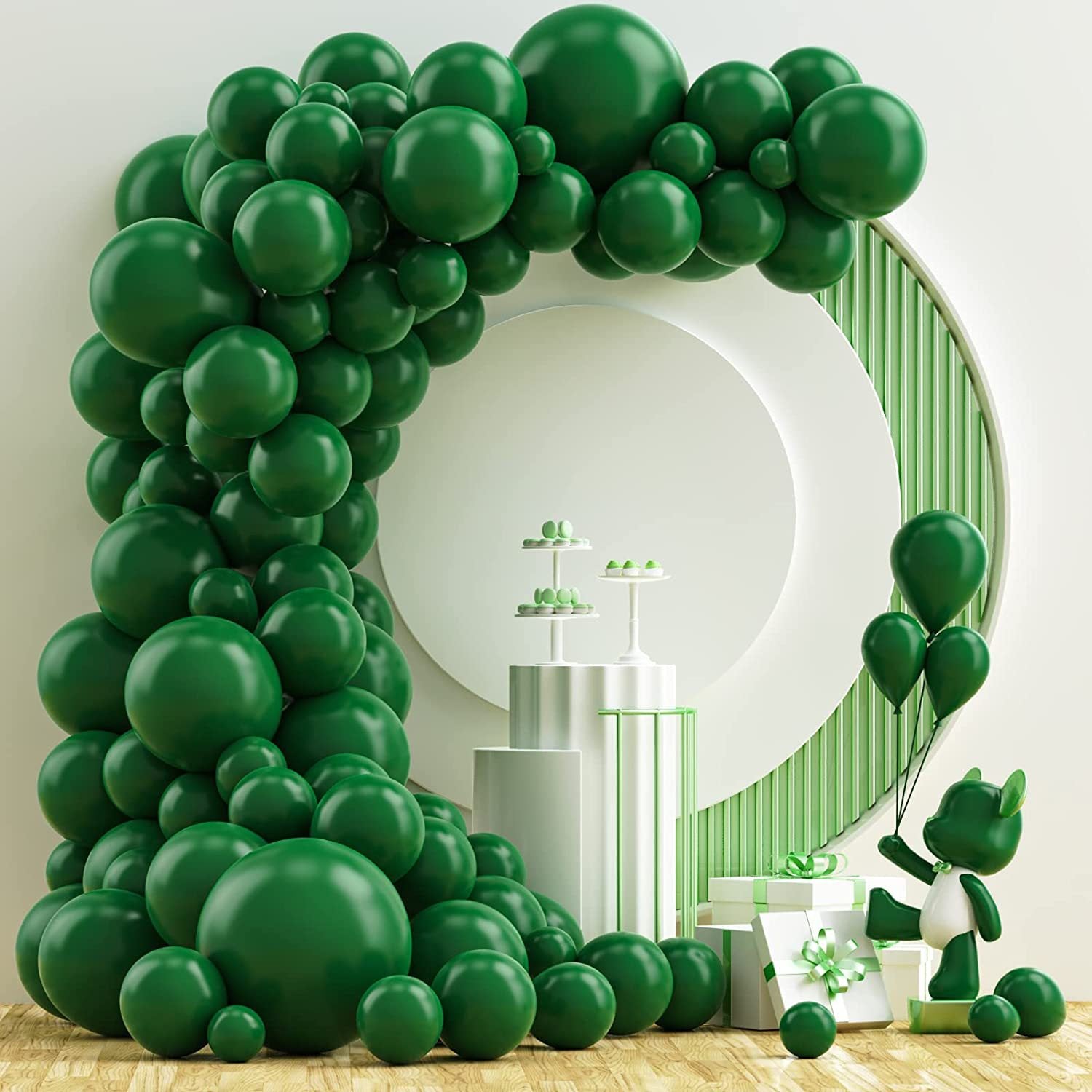 102pcs Olive Green Balloon Arch Garland Set for Celebrations
