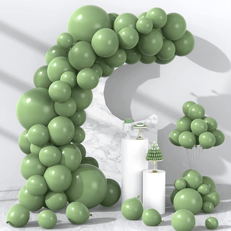 102pcs Olive Green Balloon Arch Garland Set for Celebrations