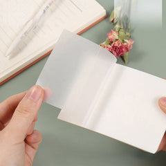 5pcs Transparent Sticky Notes Colored PET Creative Perspective Stickers