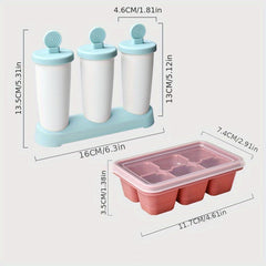 Silicone Ice Pop Molds Reusable Ice Cream Molds