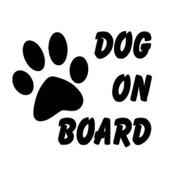 Reflective Pet Dog On Board Car Decal