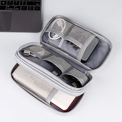 Portable Double Layer Digital Accessories Organizer