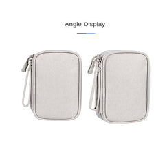 Portable Double Layer Digital Accessories Organizer