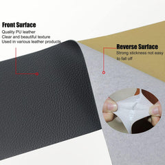 Leather Repair Patch 4X61inch Self Adhesive Tape For Couches Car Seat Sofas
