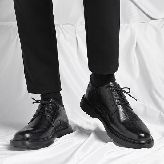 Men's Smart Casual Lace-Up Oxford Shoes for Office Business