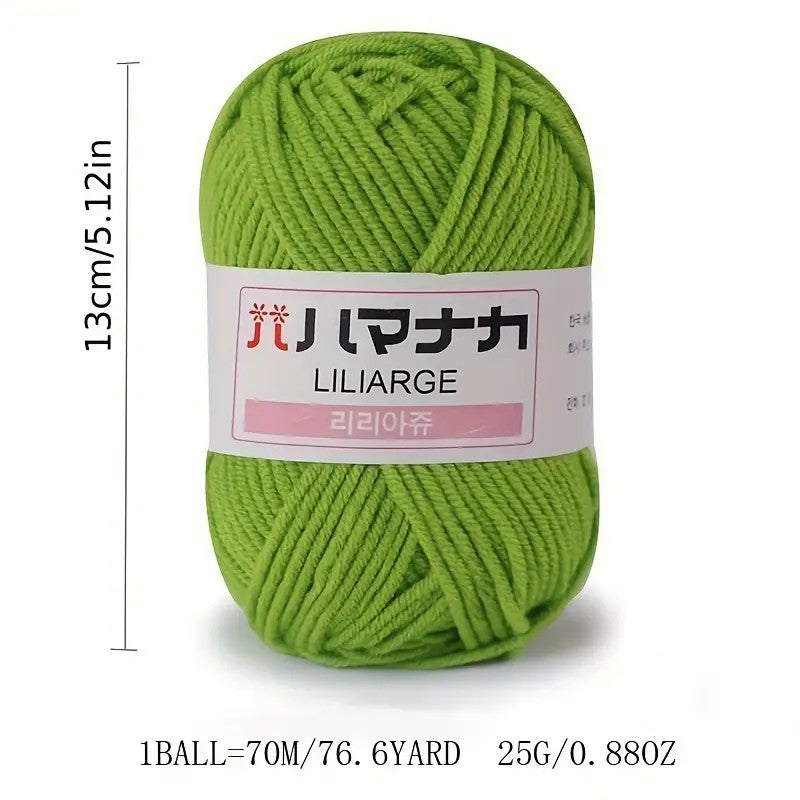 Soft Crochet Yarn Worsted Acrylic DIY Blanket Sweater Hat Scarf