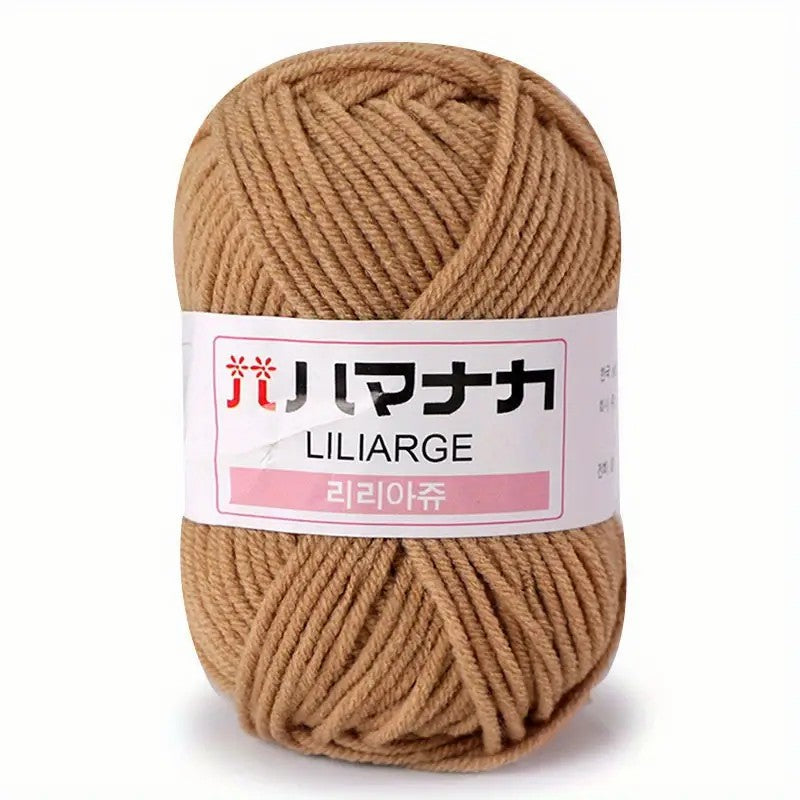 Soft Crochet Yarn Worsted Acrylic DIY Blanket Sweater Hat Scarf