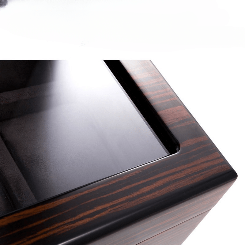Wooden Piano Lacquer Watch Box with Lock