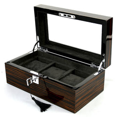 Wooden Piano Lacquer Watch Box with Lock