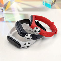 3pcs LED Sports Bracelet Watch Touchable Cartoon Football Design