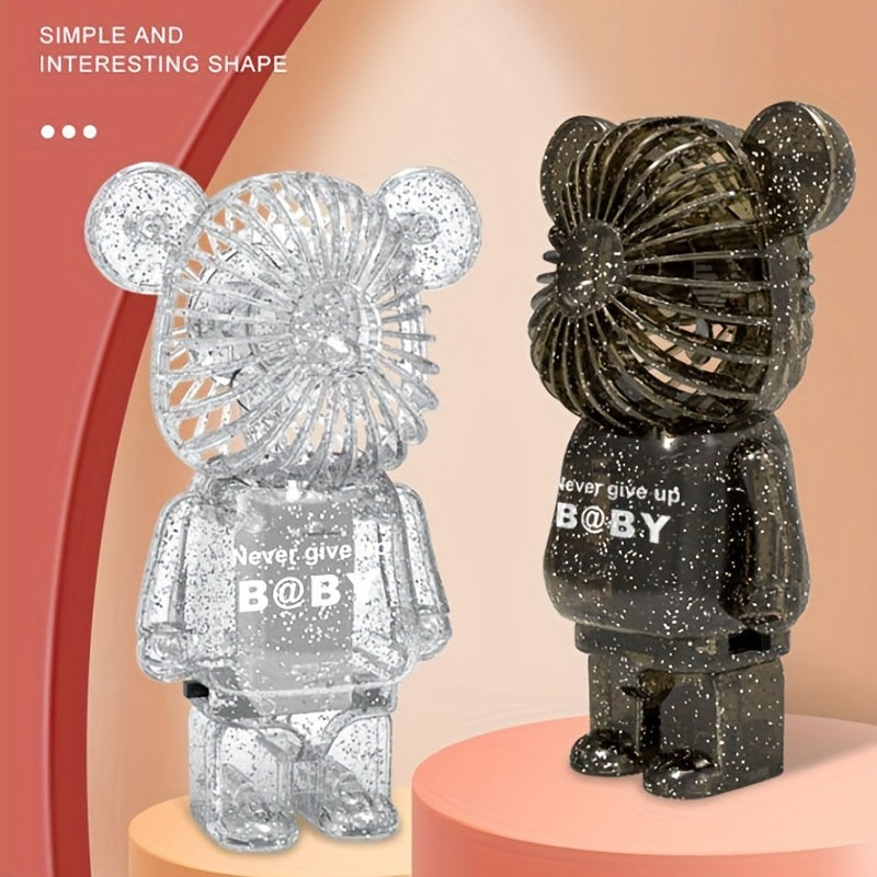 Bear Shape USB Rechargeable Desktop Fan