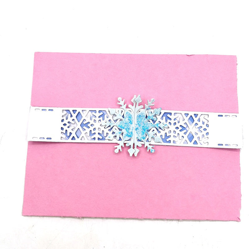 Embossed Die Template Christmas Snowflake Greeting Card Scrapbooking DIY