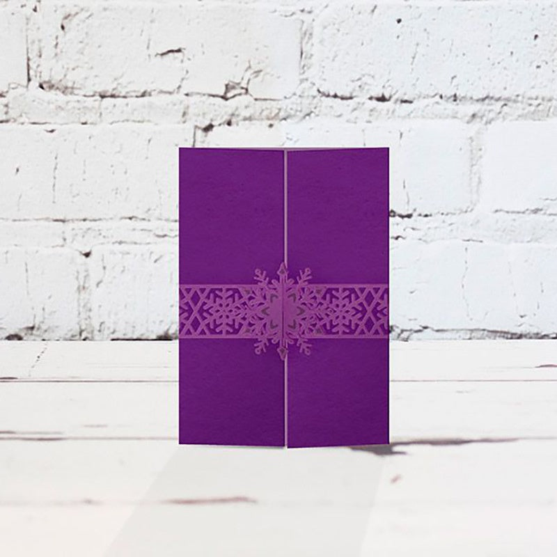 Embossed Die Template Christmas Snowflake Greeting Card Scrapbooking DIY