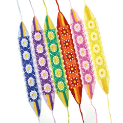 Crochet Flower Bandana Sunflower Hair Band Boho Style Headdress