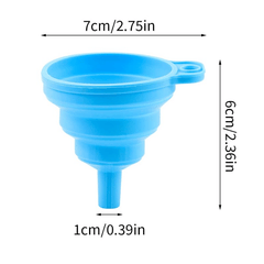 8pcs Collapsible Funnel Wide Mouth Bottle Funnel Kitchen Canning Funnel