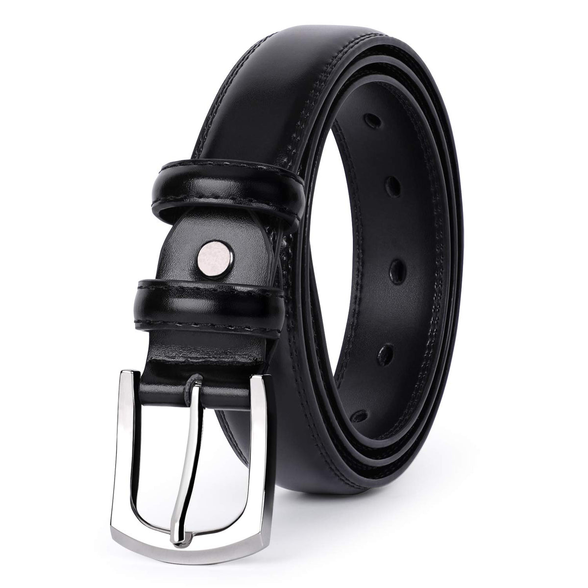 Ruciyg Men's Leather Dress Belt Claw Buckle Classic Casual Belt