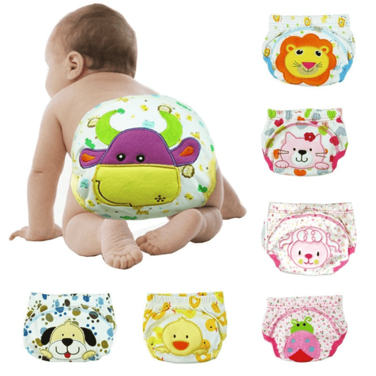3pcs Baby Cotton Training Pants Underwear Diaper Pants