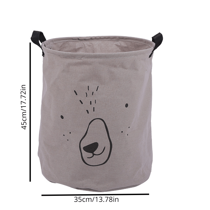 Cartoon Dirty Clothes Basket Large Capacity Laundry Bag