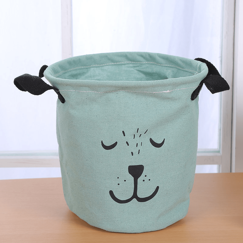 Cartoon Dirty Clothes Basket Large Capacity Laundry Bag