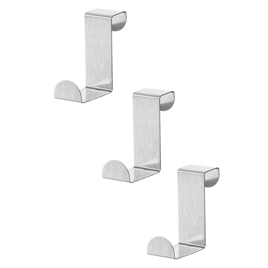 3pcs Punch Stainless Steel Hook Kitchen Storage Rack