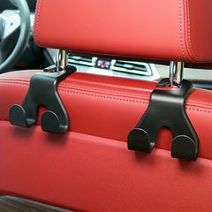 2pcs Car Seat Back Hook Rear Car Mobile Phone Holder