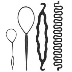 4pcs Magic Hair Braiding Set Hair Styling Set For Braids