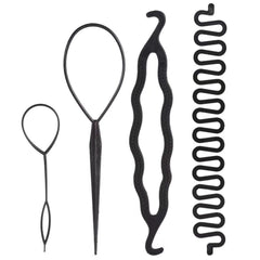 4pcs Magic Hair Braiding Set Hair Styling Set For Braids