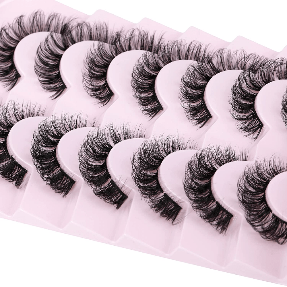 Natural Cluster Lashes Extensions Wispy False Eyelashes DIY Lashes
