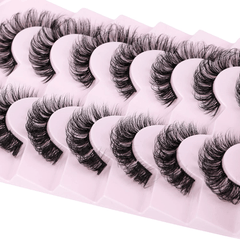 Natural Cluster Lashes Extensions Wispy False Eyelashes DIY Lashes