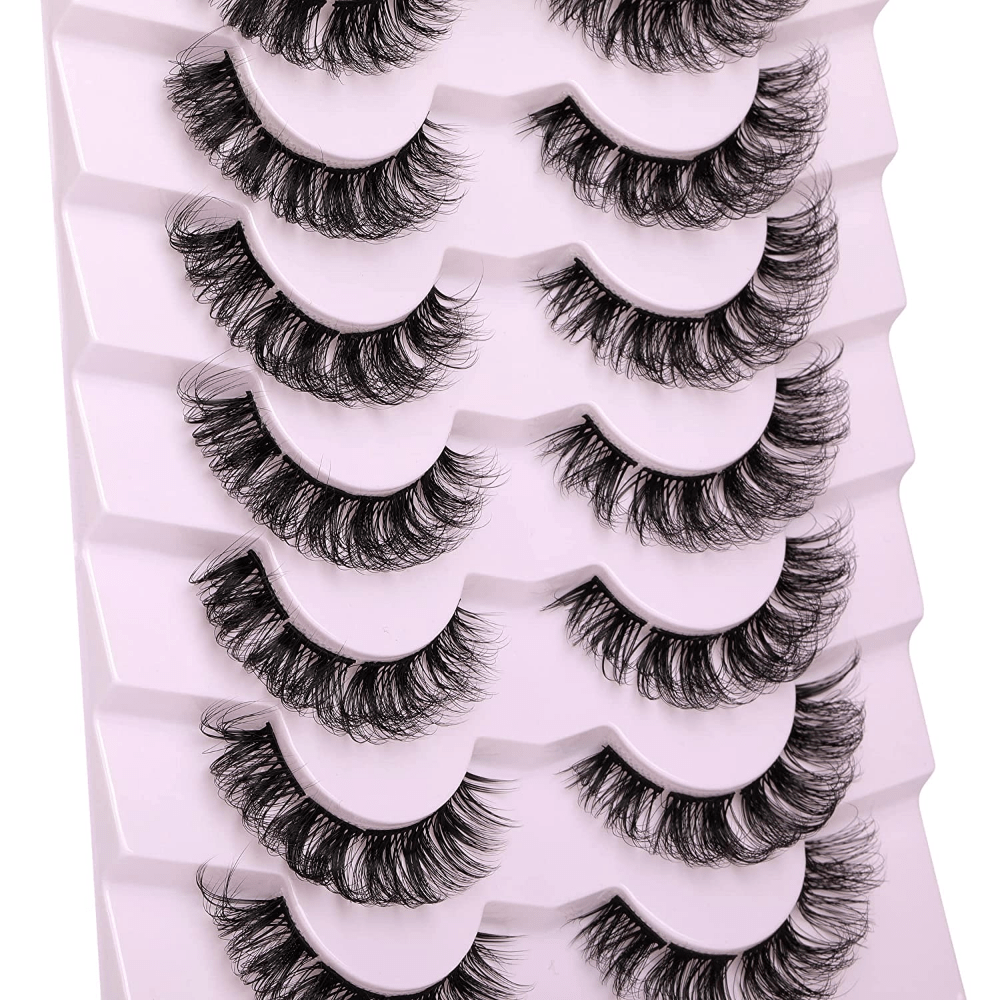 Natural Cluster Lashes Extensions Wispy False Eyelashes DIY Lashes