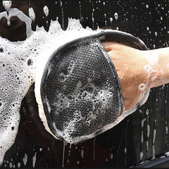 Thick Fleece Lined Car Wash Gloves for Motorcycle Washer