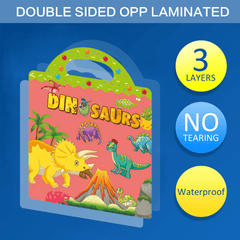 Children's Sticker Book Animals Dinosaurs Maps Scene Sticker Books