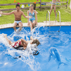 Inflatable Dolphin Fish Beach Swimming Pool Toy for Kids