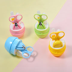 4pcs Cartoon Baby Nail Care Set Infant Nail Clipper Manicure Kit