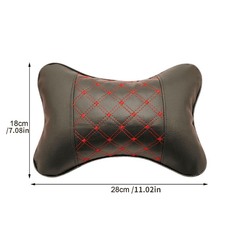 1PC Car Microfiber Faux Leather Seat Rest Cushion